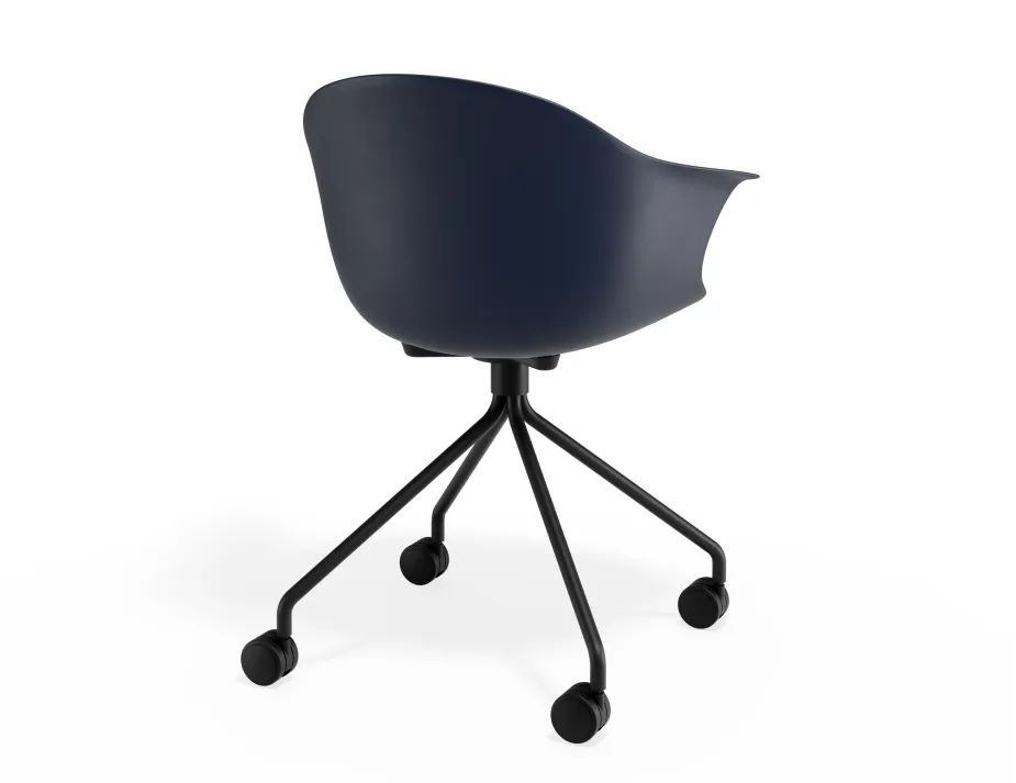 Pebble Armchair Navyseat Pyramidcastors