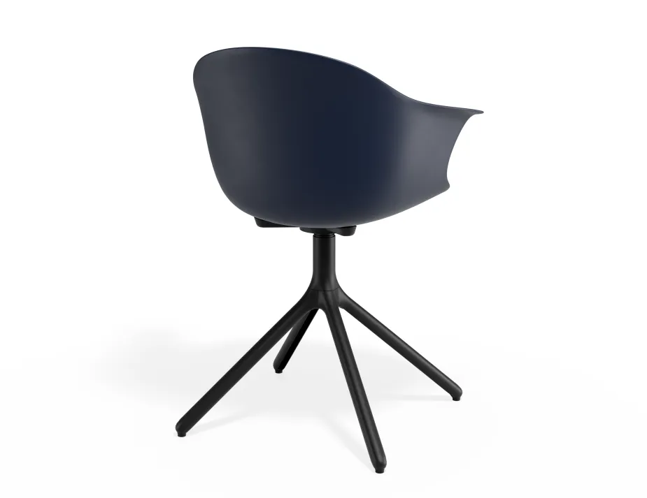 Pebble Armchair Navyseat Swivelbase