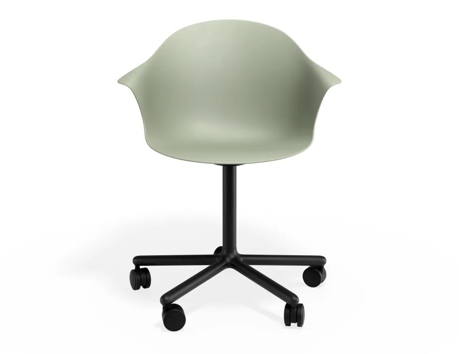 Pebble Armchair Greenseat Swivelcastors