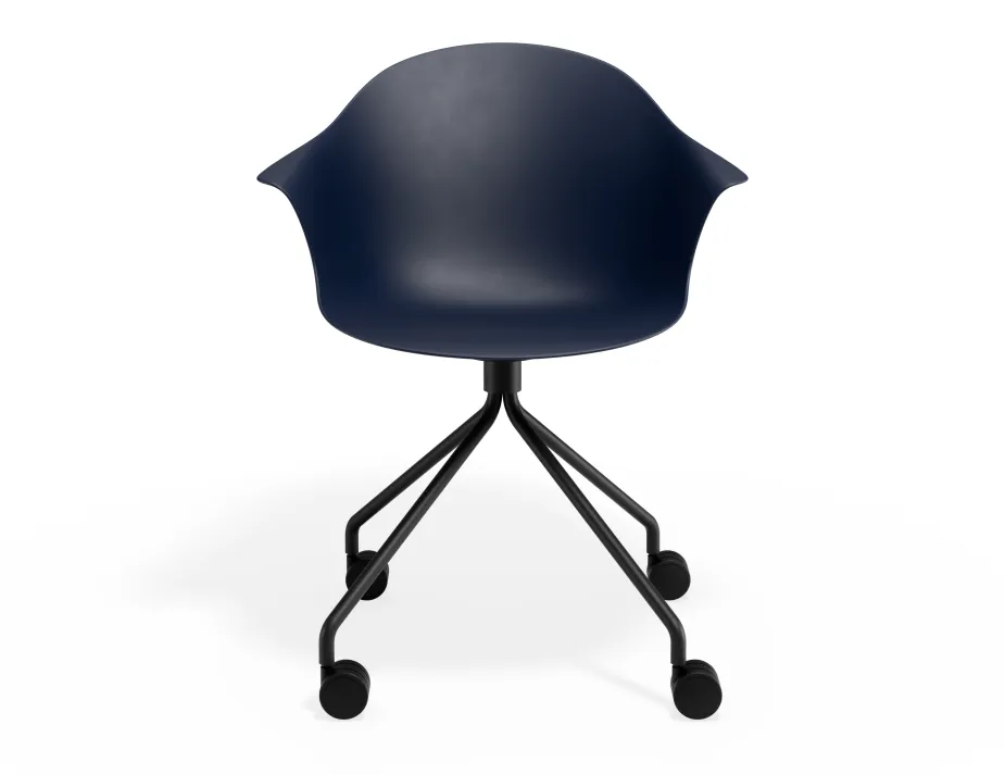 Pebble Armchair Navyseat Pyramidcastors