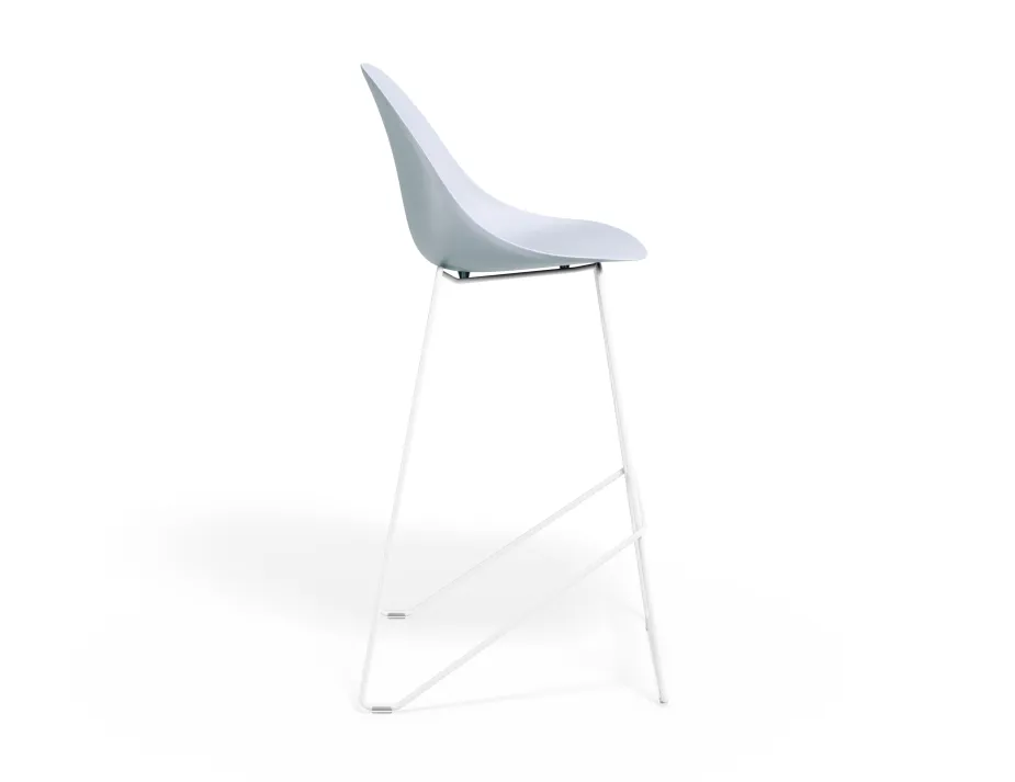 Pebble Barstool Palebluev3seat Whiteframe