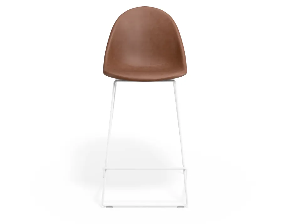 Pebble Kitchenstool Tanpuseat Whiteframe