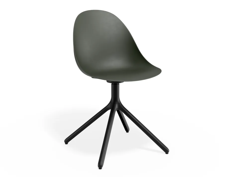 Pebble Chair Oliveseat Swivelbase
