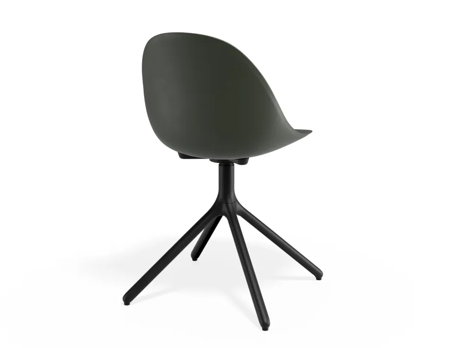 Pebble Chair Oliveseat Swivelbase