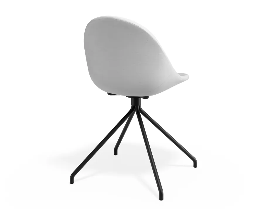 Pebble Chair Whitepuseat Pyramidfixed