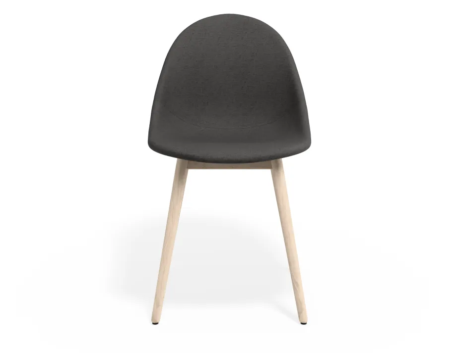 Pebble Chair Greyfabricseat Beechbase