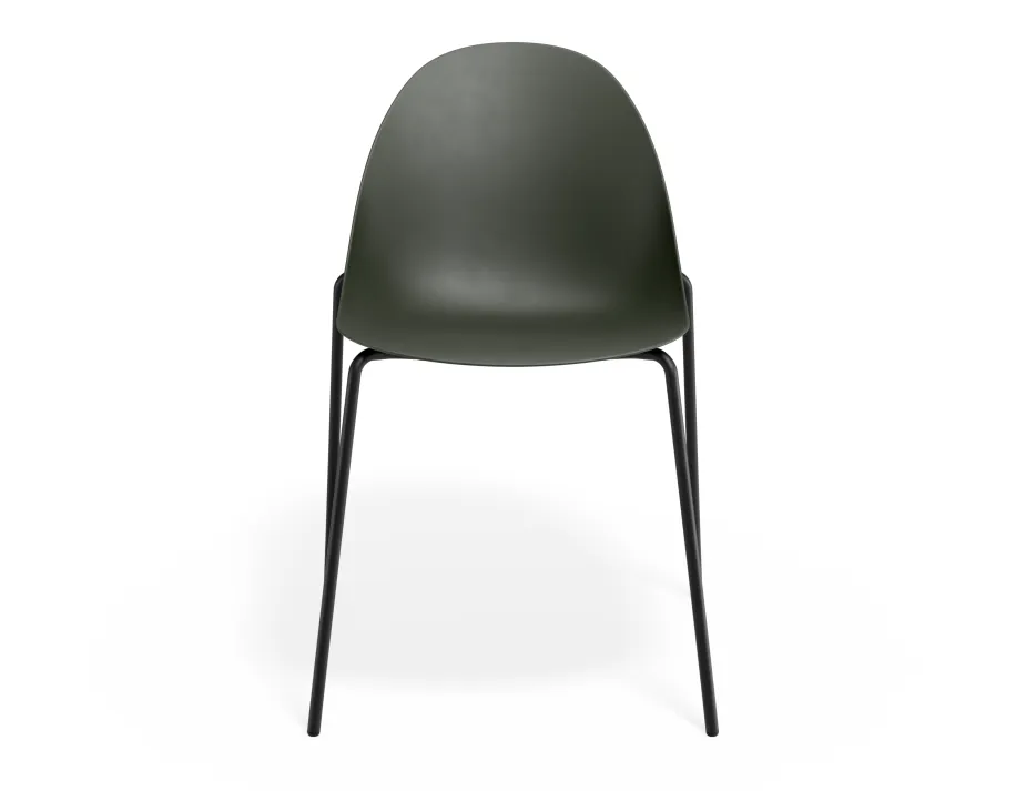 Pebble Chair Oliveseat 4postblack