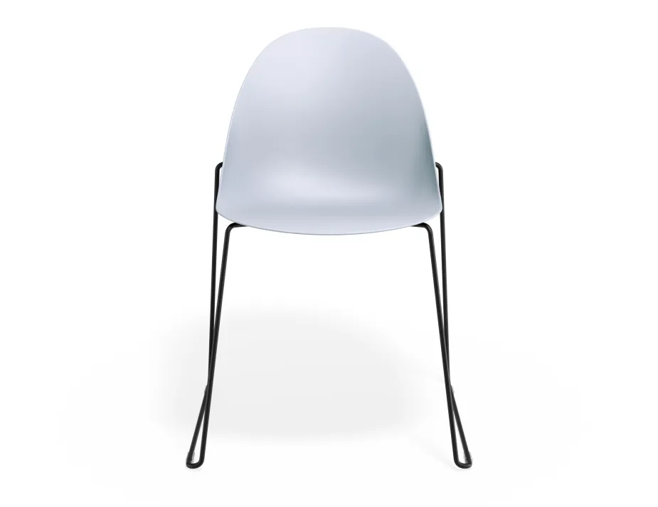 Pebble Chair Palebluev3seat Sledblack
