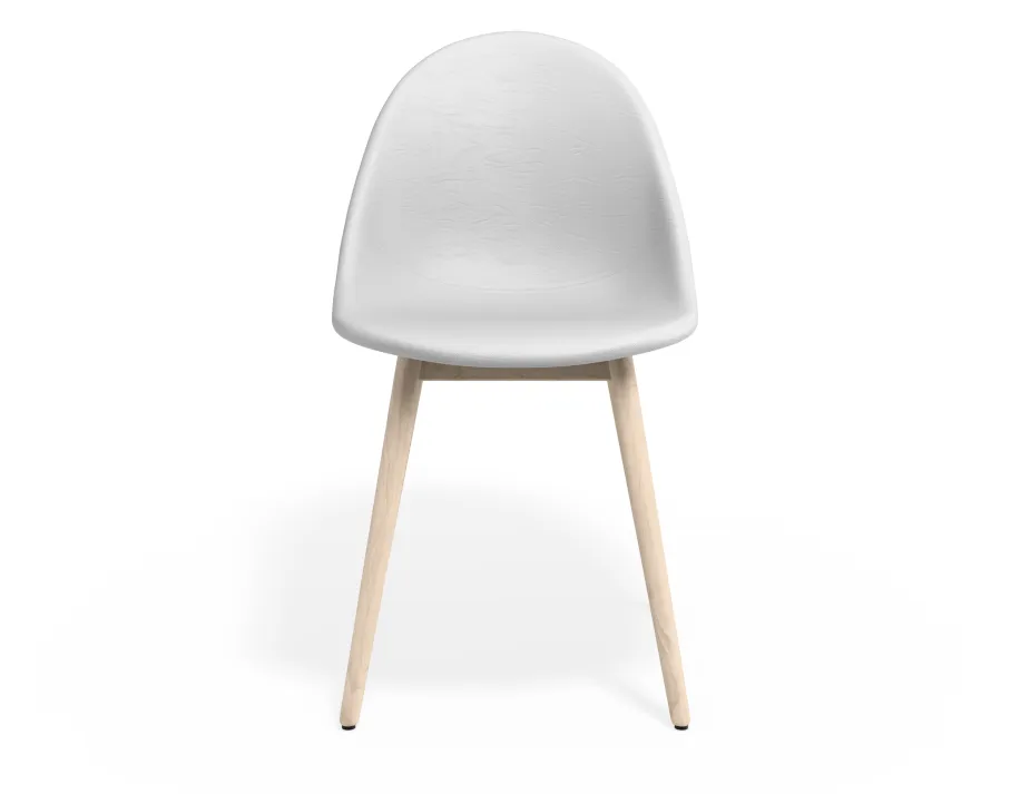 Pebble Chair Whitepuseat Beechbase