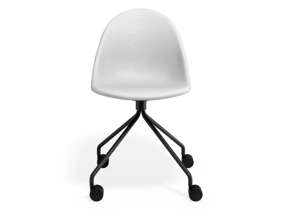 Pebble Chair Whitepuseat Pyramidcastors