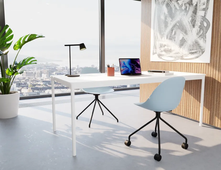 Pebble Swivel Chairs Blue Angle