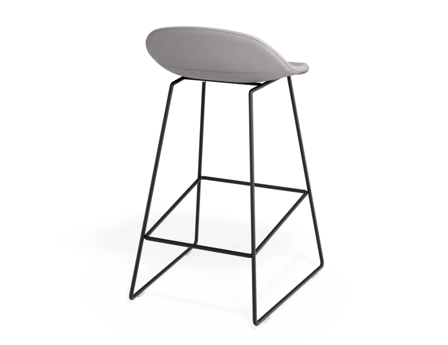 Pop 65cm Lightgreyfabric Blackframe