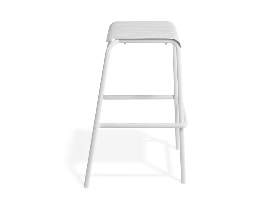Roku Backlessbarstool White
