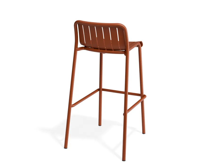 Roku Barstool Papaya