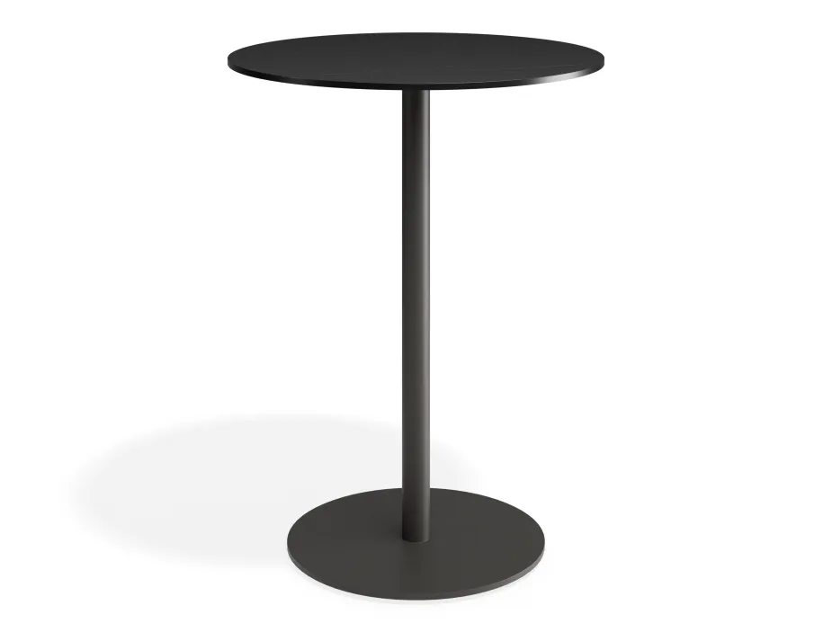 Solara 80dia Bartable Charcoalbase Athenastone