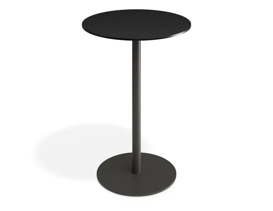Solara 75dia Bartable Charcoalbase Athenastone