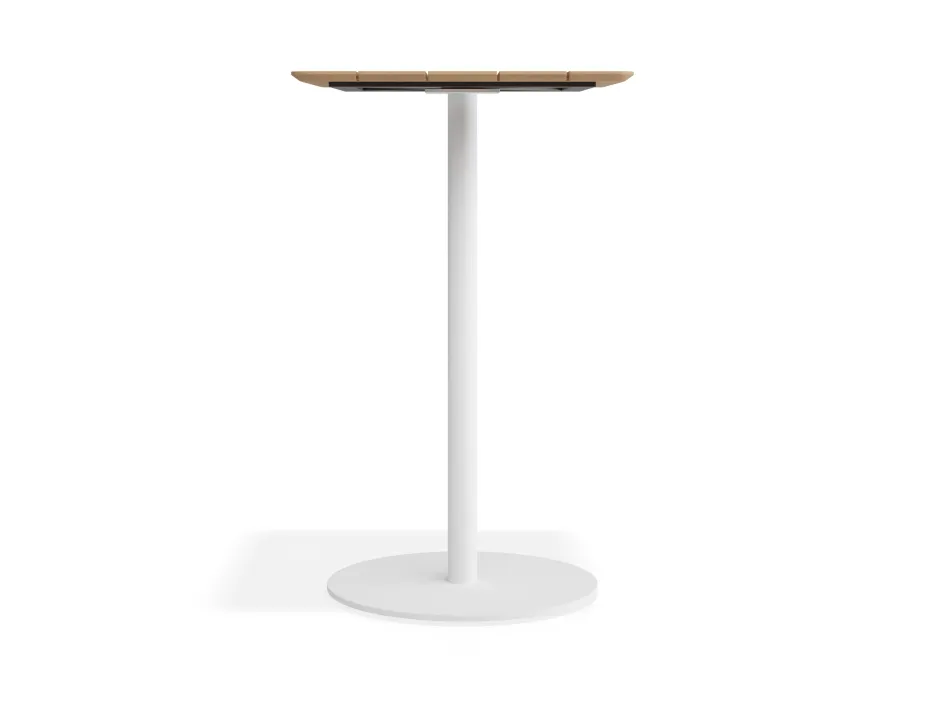Roku Teakbartable 65x65 White