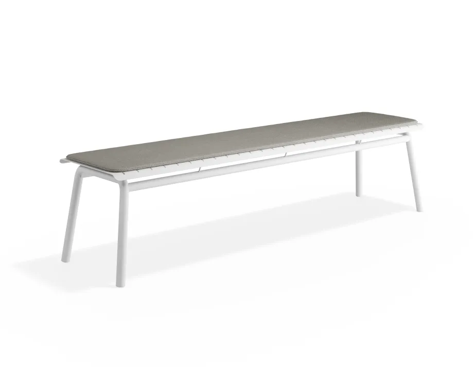 Roku Bench190 Lightgrey White