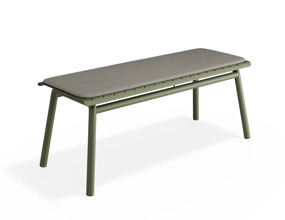Roku Bench120 Lightgrey Green