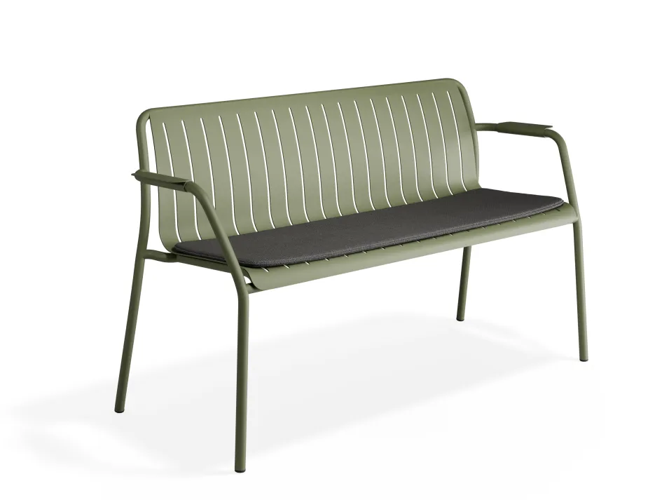 Roku Gardenbench Charcoal Green