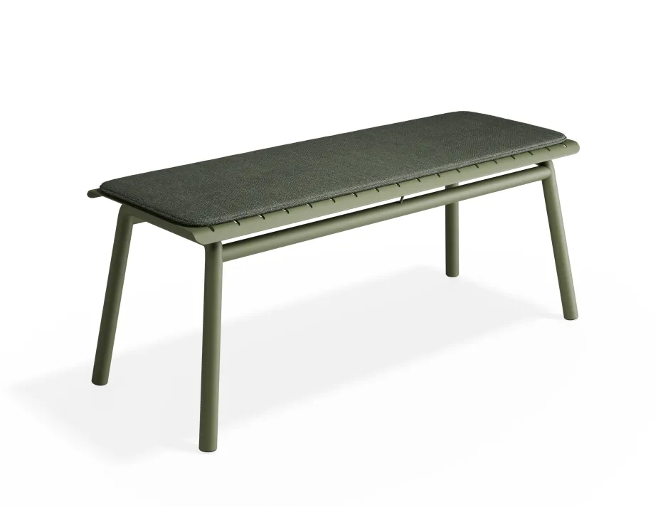 Roku Bench120seatpad Green