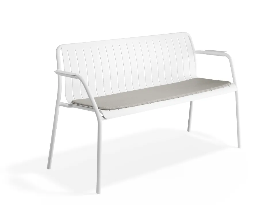 Roku Gardenbenchseatpad Lightgrey