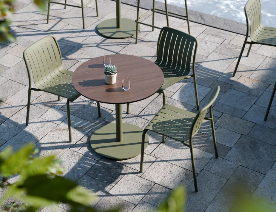 Solara 80dia Cafetable Notaiowalnut