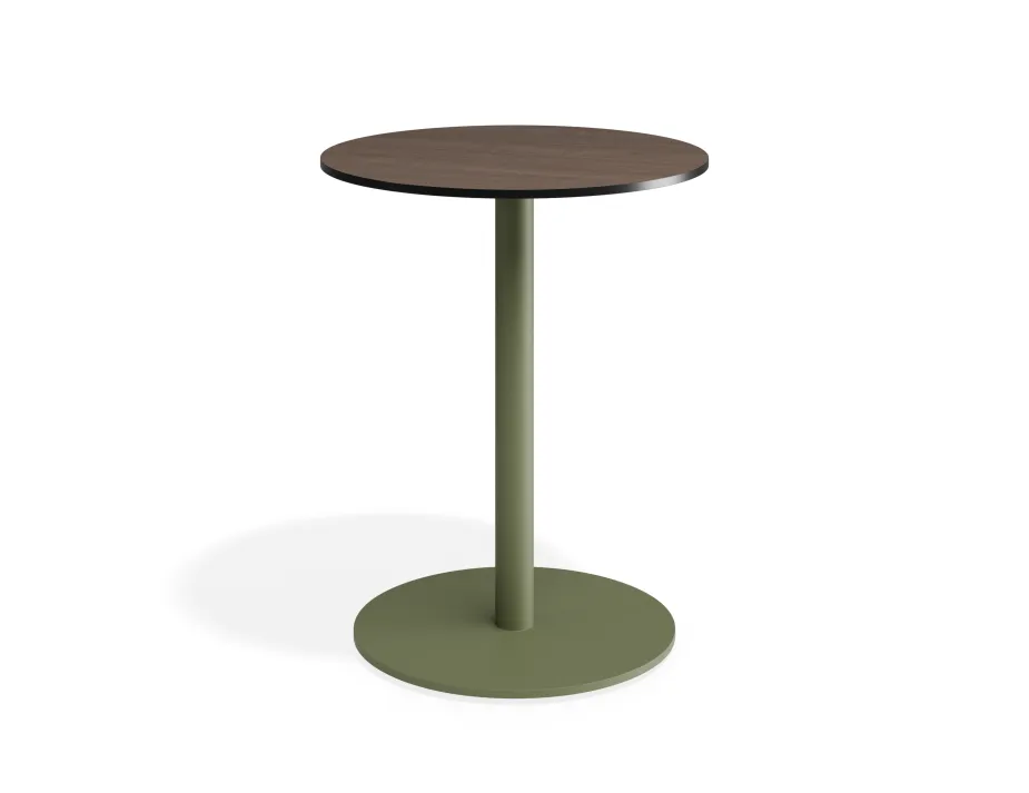 Solara 60dia Cafetable Greenbase Notaiowalnut