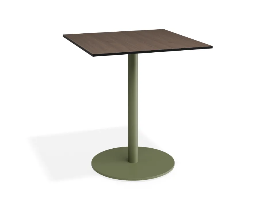 Solara 70x70 Cafetable Greenbase Notaiowalnut