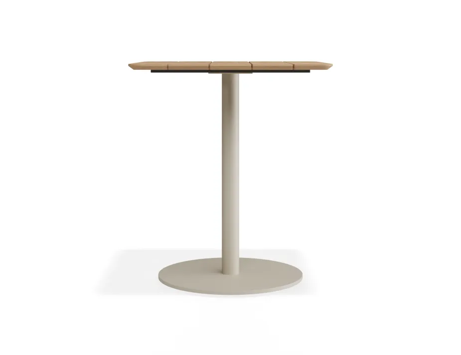 Roku Teakcafetable 65x65 Latte