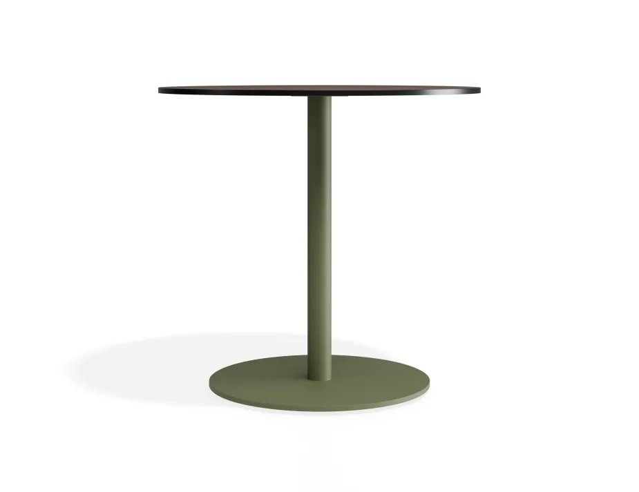 Solara 80dia Cafetable Greenbase Notaiowalnut