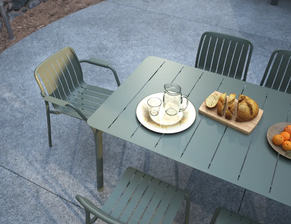 Roku Diningset160 Green