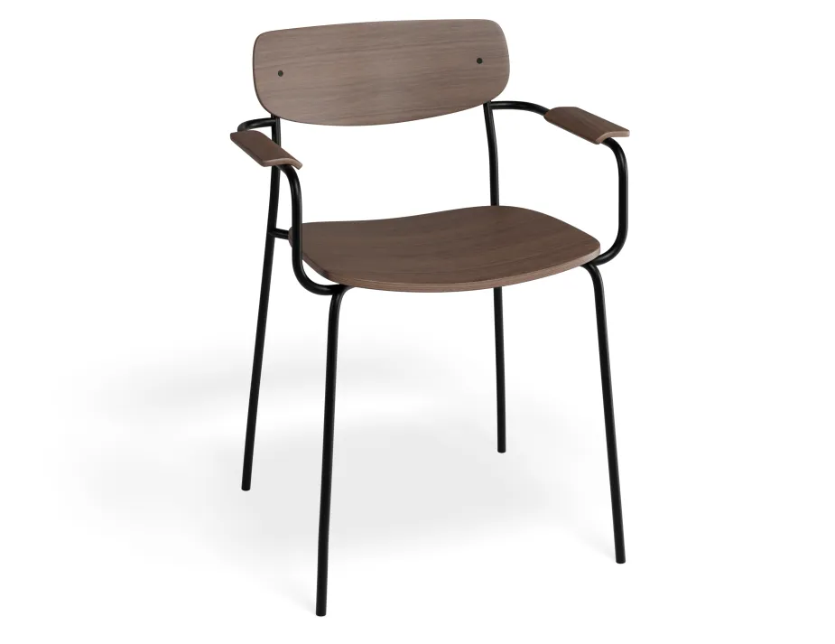 Rylie Armchair Walnut Walnut