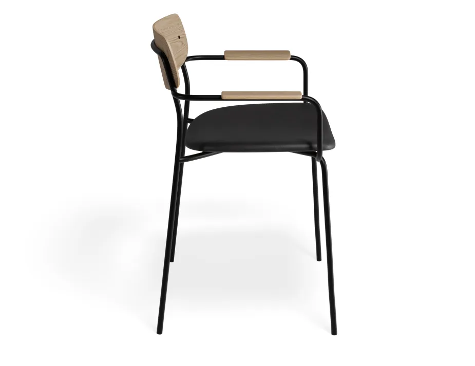 Rylie Armchair Ashnatural Blackpu
