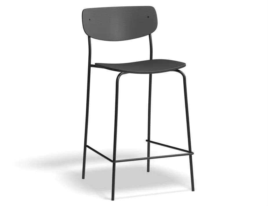 Rylie Stool 65cm Black Black
