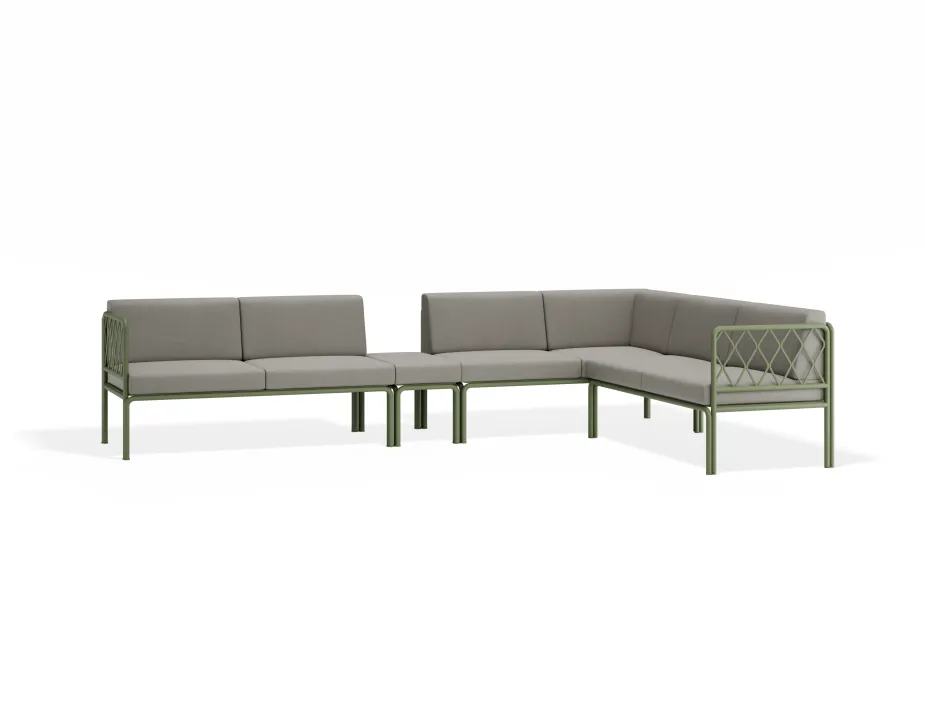 Sevillev2 Configj Greenframe Lightgreycushion Cushionextension
