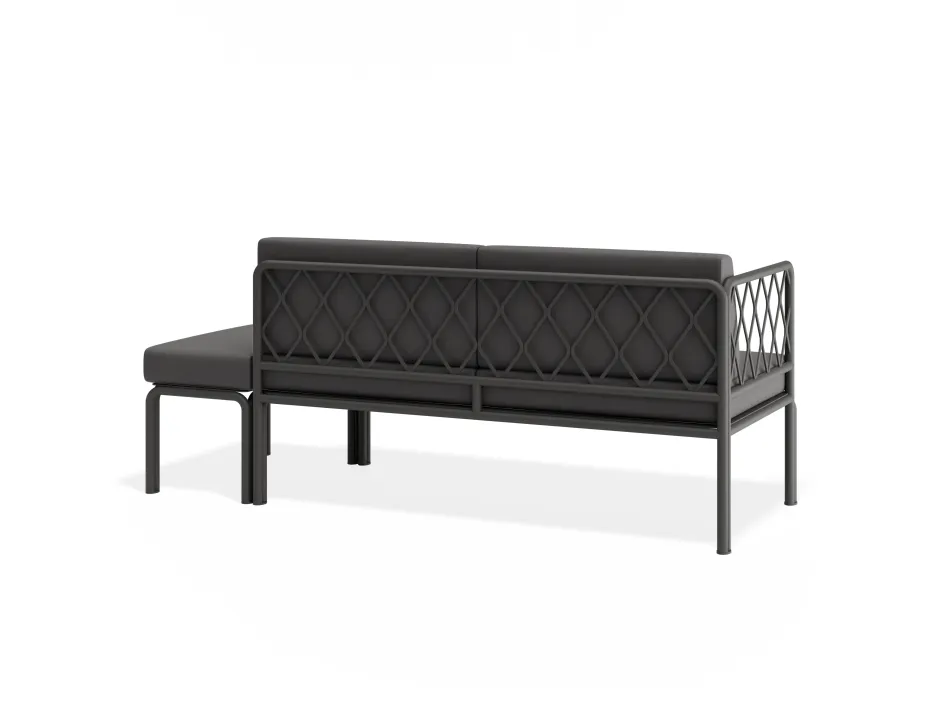 Sevillev2 Confige Charcoalframe Darkgreycushion Cushionextension