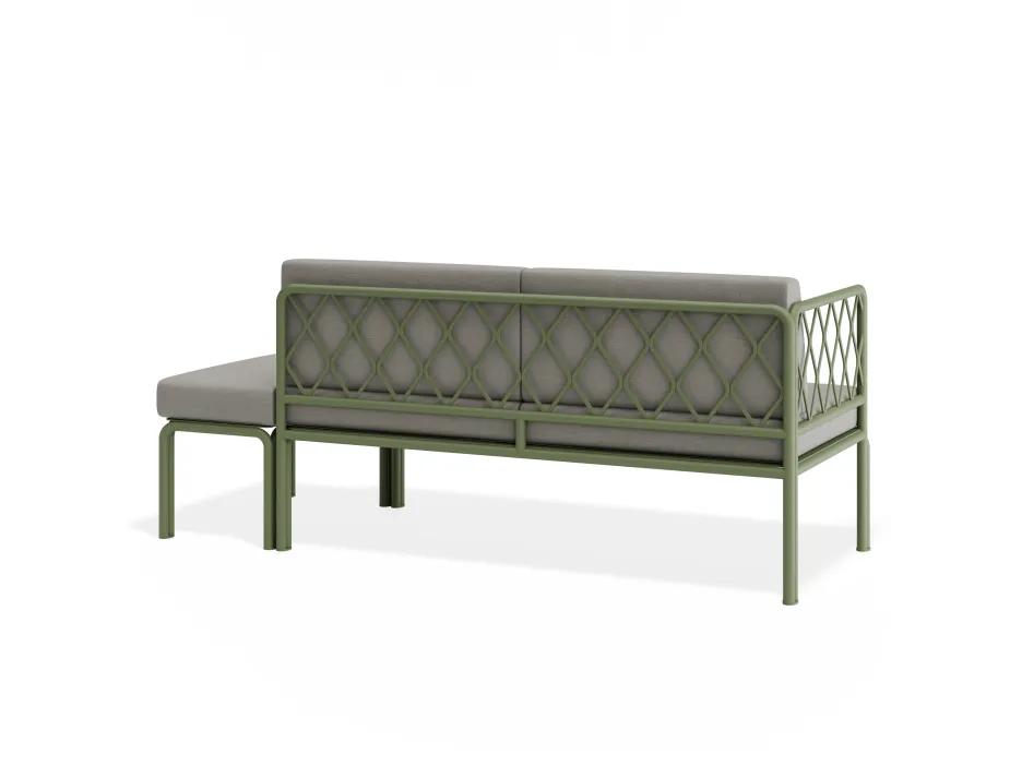 Sevillev2 Confige Greenframe Lightgreycushion Cushionextension