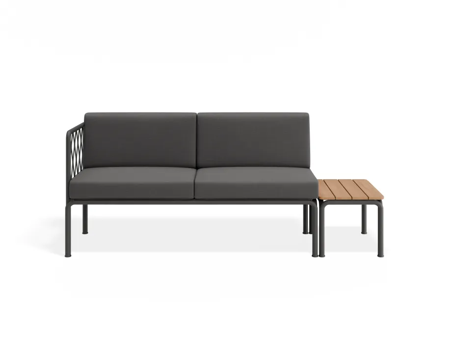Sevillev2 Confige Charcoalframe Darkgreycushion Teakextension