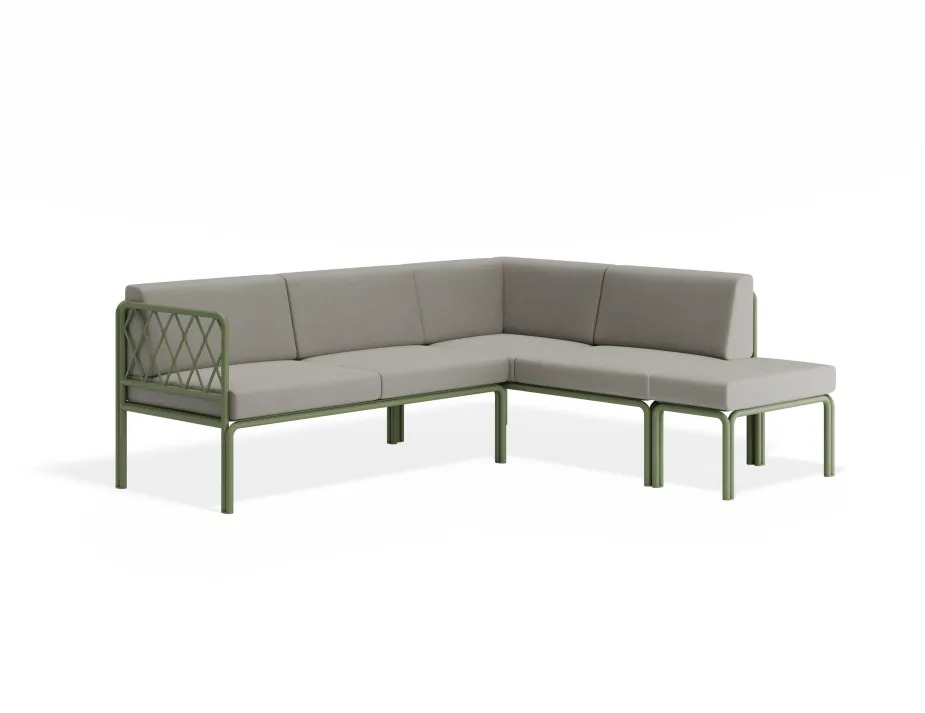 Sevillev2 Configg Greenframe Lightgreycushion Cushionextension