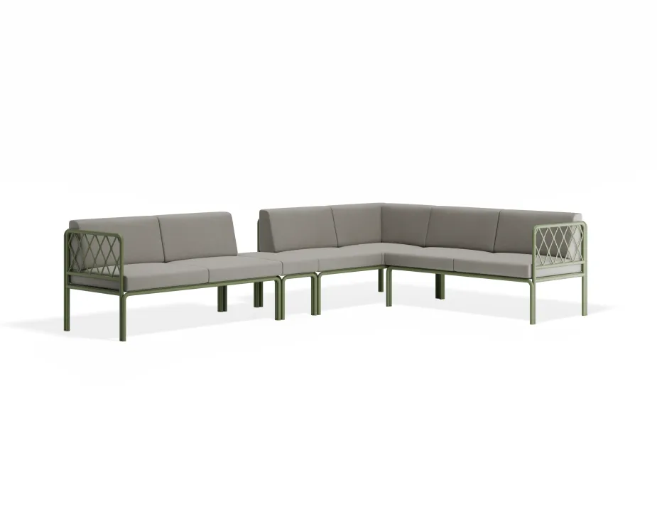 Sevillev2 Configj Greenframe Lightgreycushion Cushionextension