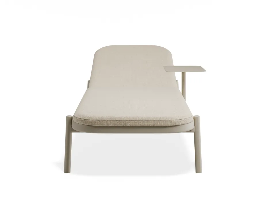 Verano Sunlounge Sidetable Latteframe Huskfabric