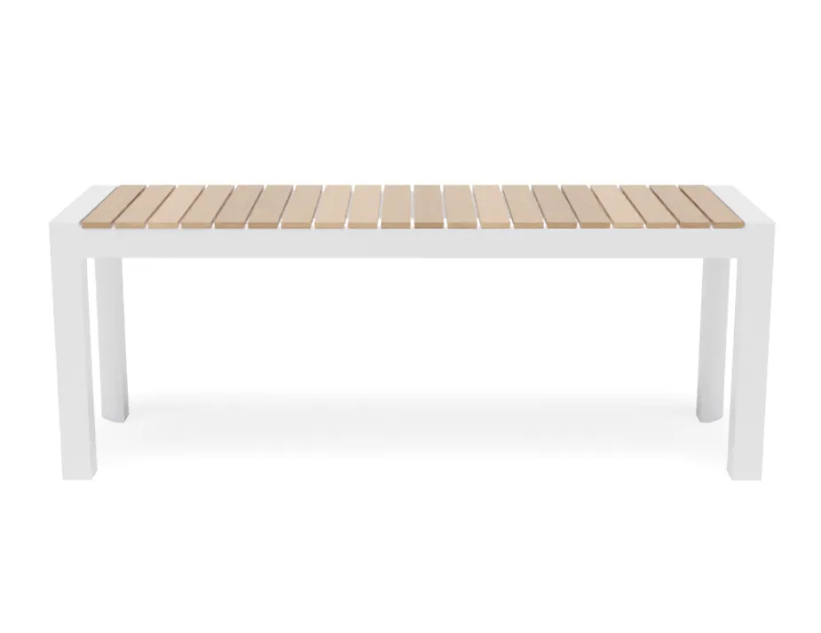 Aluminum Teakwhitebench