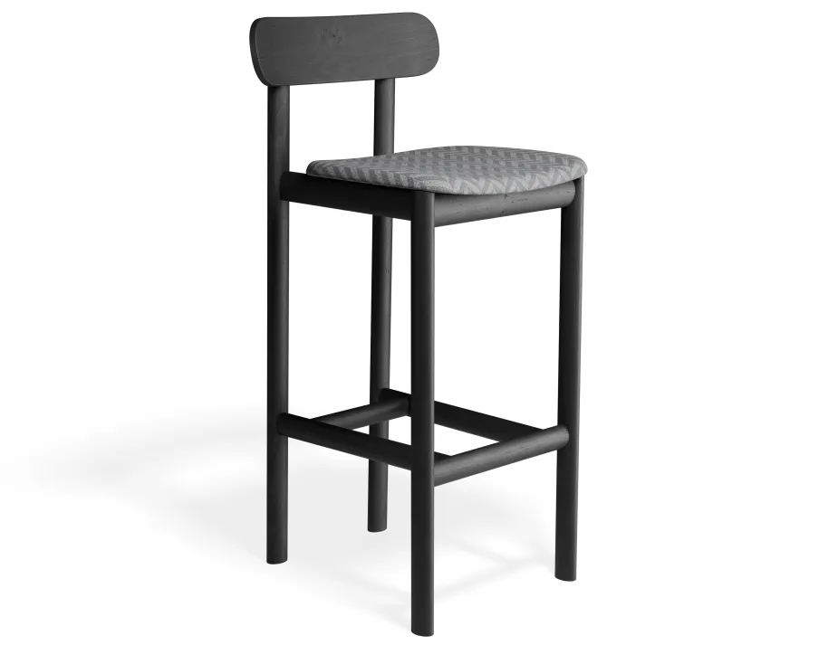 Zarav6 Barstool Black Lazaruslupine