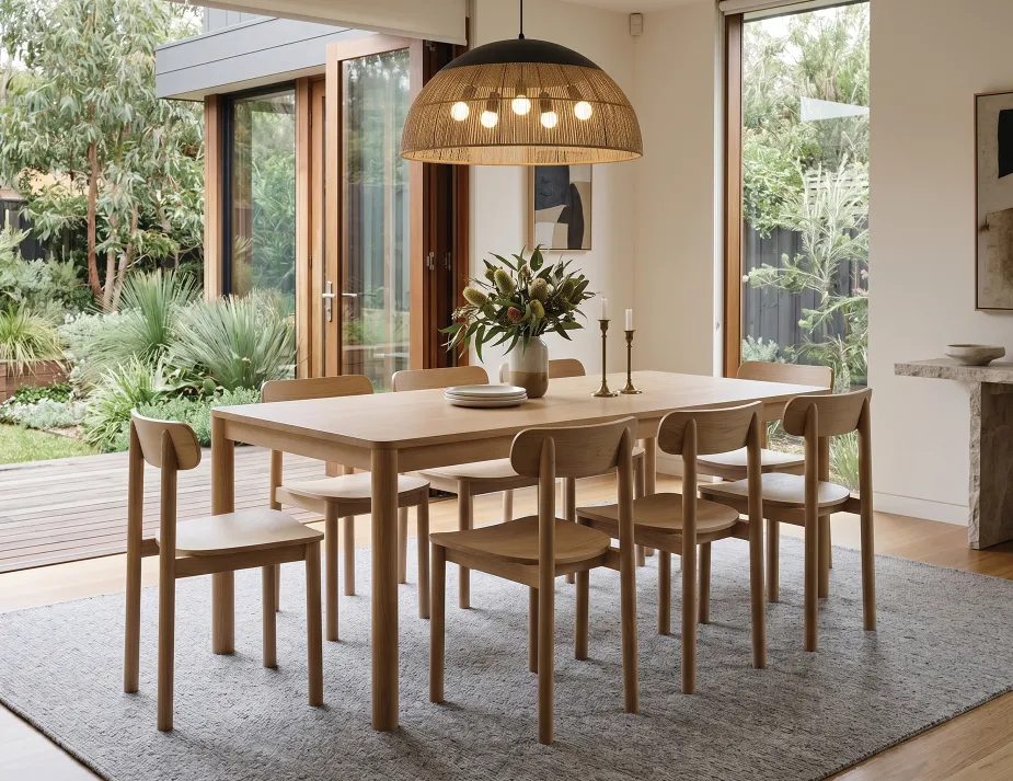Wood Chairs In House