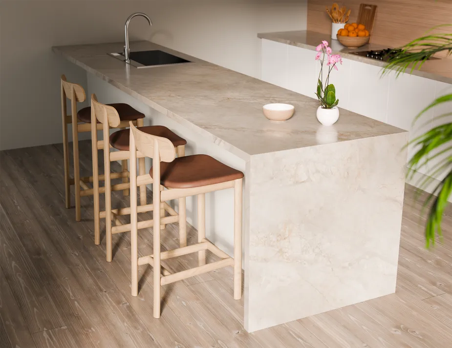Zara Barstool Residential Ash Tan