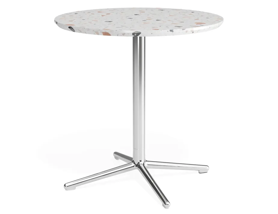 Place Cafetable 700dia Terrazzo Chrome