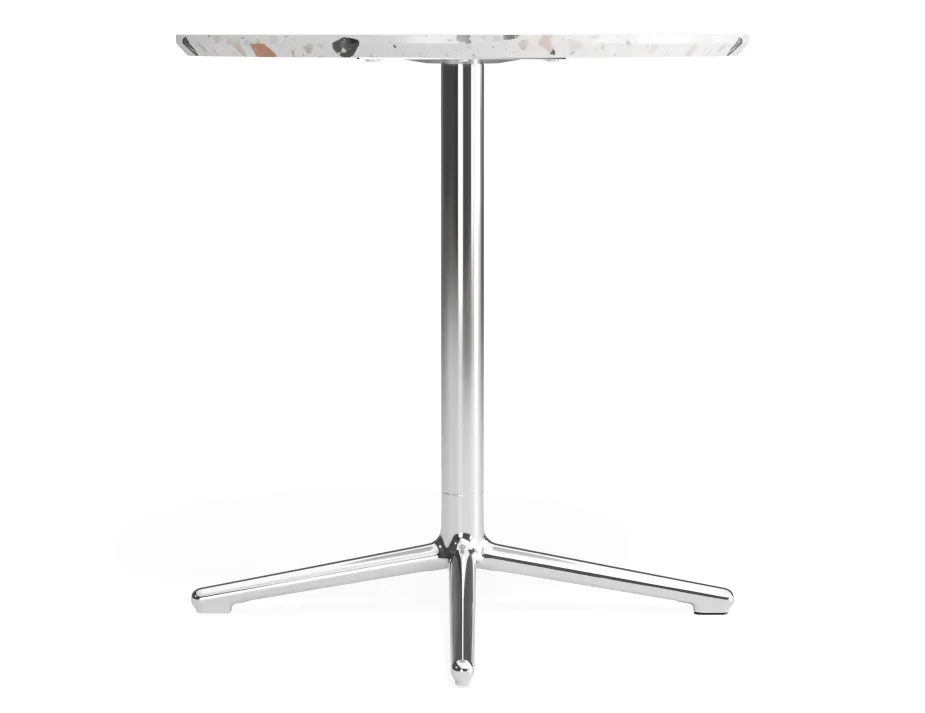 Place Cafetable 700dia Terrazzo Chrome