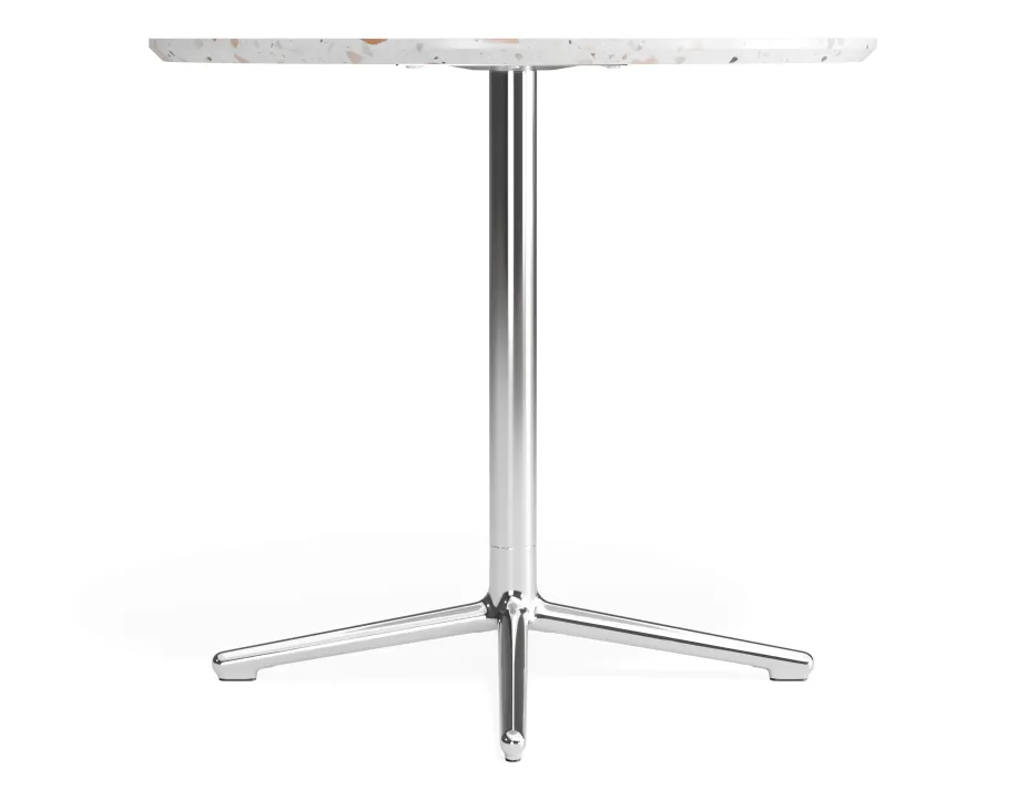Place Cafetable 800dia Terrazzo Chrome