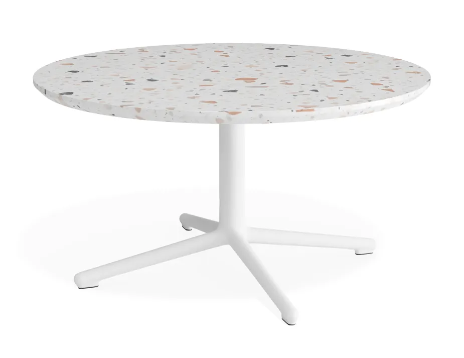 Place Coffeetable 800dia Terrazzo White